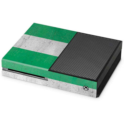 Nigeria Flag Distressed Xbox One Console Skin